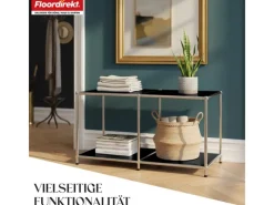 Hot Floordirekt Metallregal Concept Epure MK-016 Sideboard 78 x 40 x 46 cm Schwarz