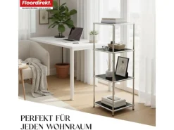 Floordirekt Metallregal Concept Epure MK-005 Verchromt 30 x 30 x 89 cm