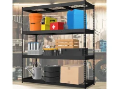 Floordirekt Schwerlastregal Yukon Rivet 4 Böden 180 x 160 x 60 cm