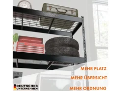 Sale Floordirekt Schwerlastregal Yukon Rivet 4 Böden 180 x 120 x 45 cm Verzinkt