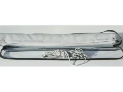 Floracord Balkonverkleidung Silbergrau 75 cm x 300 cm