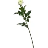 Best FlowerPower Flower Power Kunstblume Rose 78 cm Weiß