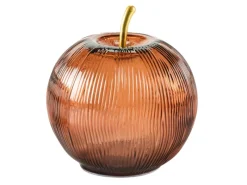 Hot FlowerPower LED-Deko-Apfel Mela Braun