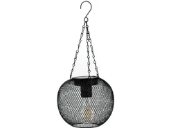 Discount FlowerPower LED-Hängeleuchte Nina 2er-Set Ø 14,5 cm Schwarz