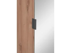 Outlet Furn.Design Garderobe Eiche Artisan und Grau 80 cm 3D Lamelle Industrial Madem