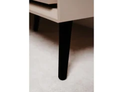 Sale Furn.Design Vitrine in Sand und Schwarz 60 x 200 cm Brebbia