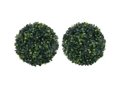 Hot furnicato Künstliche Buchsbaumkugeln 2 Stk. 45 cm