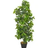 furnicato Künstliche Pflanze Lorbeerbaum mit Topf Grün 120 cm