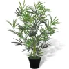 Hot furnicato Künstlicher Bambusbaum mit Topf 80 cm