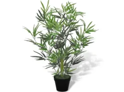 Hot furnicato Künstlicher Bambusbaum mit Topf 80 cm