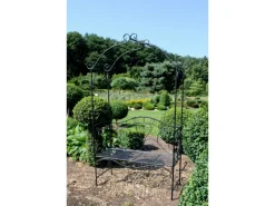 Hot Garden Pleasure Bank mit Rosenbogen Colima 124 cm x 200 cm x 48 cm Stahl
