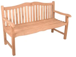 Sale Garden Pleasure Bank Romang 3-Sitzer Hellbraun Natur