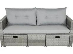 Garden Pleasure Lounge-Sofa Malta 180 cm x 86 cm x 76 cm