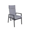 New Garden Pleasure Stuhl Sintra 103 cm x 61 cm x 69 cm Grau-Schwarz