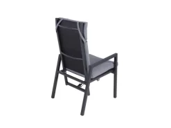 New Garden Pleasure Stuhl Sintra 103 cm x 61 cm x 69 cm Grau-Schwarz