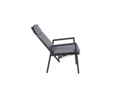 New Garden Pleasure Stuhl Sintra 103 cm x 61 cm x 69 cm Grau-Schwarz