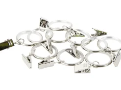 Gardinenringe mit Klammern optik Ø 19 mm