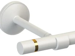 Discount Gardinenstangen-Endstück Zylinderform Ø 19 mm Weiß