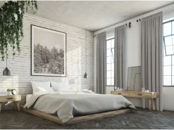 Sale Gardinenstangen-Set farben 240 cm Holz Natur