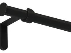 Gardinenstangen-Set Metall 240 cm Schwarz