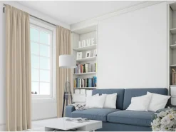 Discount Gardinenstangen-Set Metall optik 160 cm Edelstahl