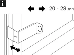 New Gardinia Adapter für Spannvitrage Titan 2-er Pack