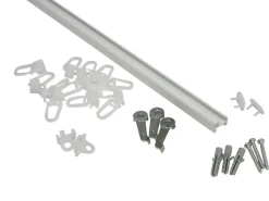 Discount Gardinia Aluminiumschiene Weiß 210 cm