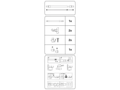 New Gardinia Caféhausstange California Ø 10/12 mm Silber-Matt 55 cm - 85 cm Silber Matt