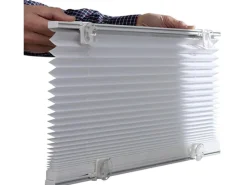 Gardinia Dachfenster-Plissee mit Saugnäpfe 36,3 cm x 60 cm Weiß