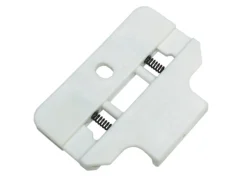 Sale Gardinia Deckenclip für Flächenvorhangschiene 3-läufig Weiß 2-er Pack