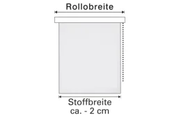 Gardinia Doppelrollo 140 cm x 160 cm Weiß