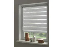 Clearance Gardinia Doppelrollo de Luxe 60 cm x 180 cm Grau