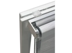 Clearance Gardinia Doppelrollo de Luxe 60 cm x 180 cm Grau