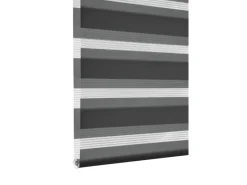 Hot Gardinia Doppelrollo EasyFix mit Montageschiene 100 cm x 150 cm Anthrazit