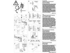 Gardinia Doppelrollo EasyFix mit Montageschiene 90 cm x 150 cm