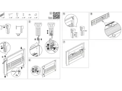 Outlet Gardinia Easy Fix Plissee Greta Verspannt 80 cm x 130 cm Rauchblau