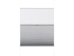 Gardinia Easy Fix Plissee Tag und Nacht Weiß 60 cm x 130 cm