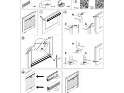 Online Gardinia EasyFix Plissee mit 2 Bedienschienen 55 cm x 130 cm Elfenbein