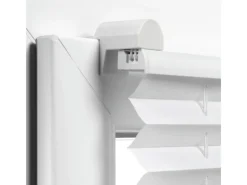 Gardinia EasyFix Plissee mit 2 Bedienschienen 65 cm x 130 cm Weiß