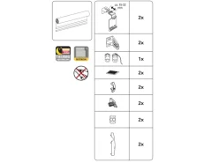 Discount Gardinia EasyFix Rollo Thermo energiesparend 80 cm x 150 cm Weiß