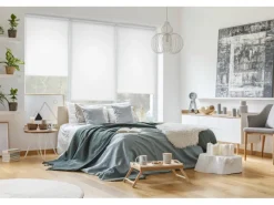 Discount Gardinia EasyFix Rollo Uni 60 cm x 150 cm strukturiert Reinweiß