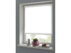 Discount Gardinia EasyFix Rollo Uni 60 cm x 150 cm strukturiert Reinweiß