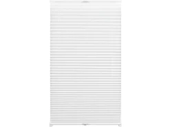 Outlet Gardinia EasyFix Thermo-Plissee mit 2 Bedienschienen 50 cm x 130 cm Weiß