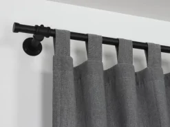 Gardinia Endkappe Industrial Home Ø 25 mm Schwarz 2 Stück