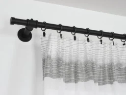 Gardinia Endkappe Industrial Home Ø 25 mm Schwarz 2 Stück