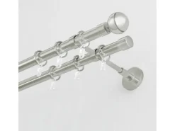 Clearance Gardinia Endstück Chicago Kappe für Ø 20 mm optik 2-er Pack Edelstahl