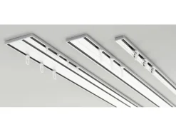 Gardinia Endstück für Aluminium-Vorhangschiene 1-läufig Weiß 2-er Pack