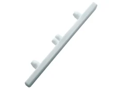 Gardinia Endstück für Aluminium-Vorhangschiene 3-läufig Weiß 2-er Pack