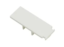 Gardinia Endstück für Vorhangschiene GE1 1-läufig Weiß 2-er Pack