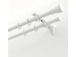 New Gardinia Gardinenringe Chicago für Ø 20 mm 10-er Pack Weiß